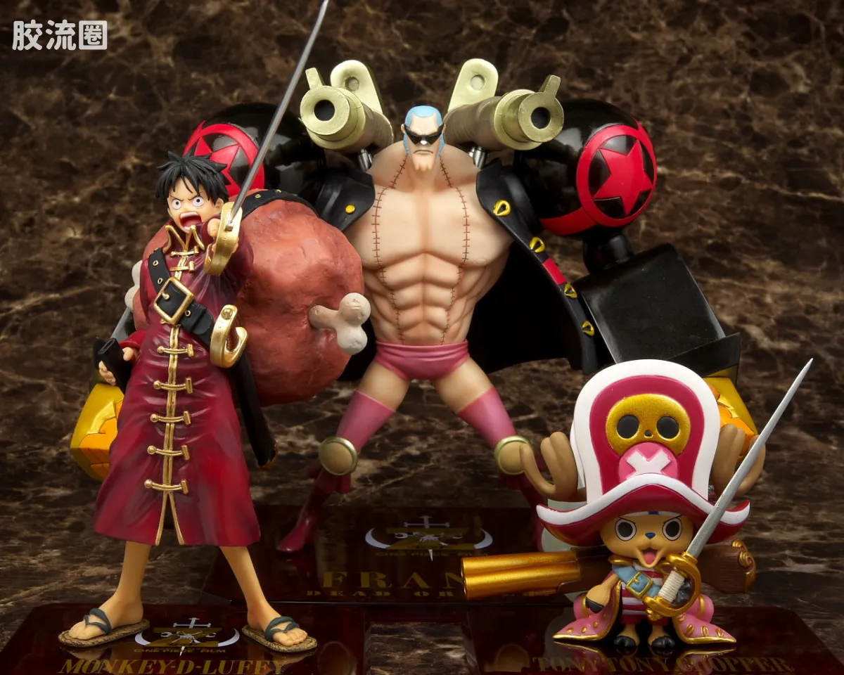 Figuarts ZERO 海贼王限定版 剧场版Z 決戦服Ver.套装（路飞，乔巴，弗兰奇） - 图片